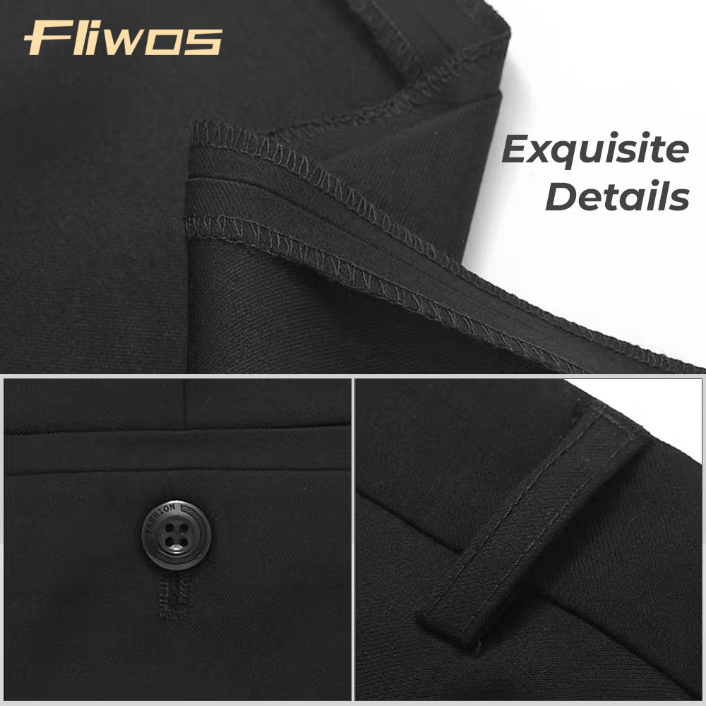 Fliwos Mens Stretch Dress Pants-7