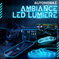 Lumière d'ambiance LED pour voiture 4 en 1