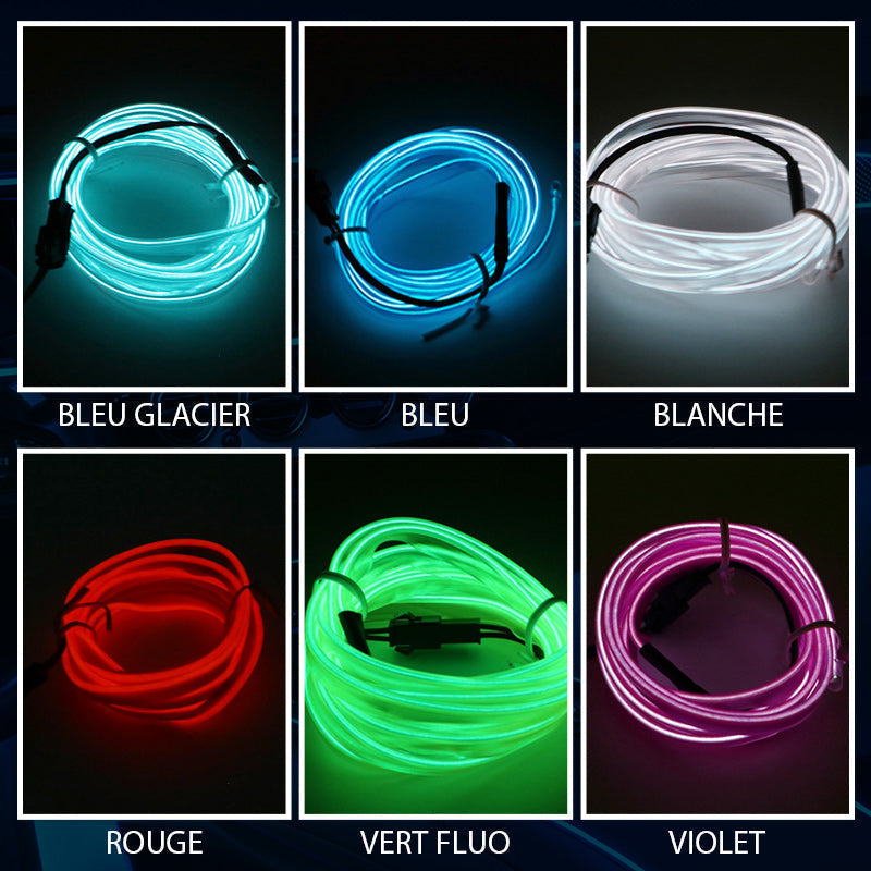 Lumière d'ambiance LED pour voiture 4 en 1-5