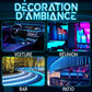 Lumière d'ambiance LED pour voiture 4 en 1-4