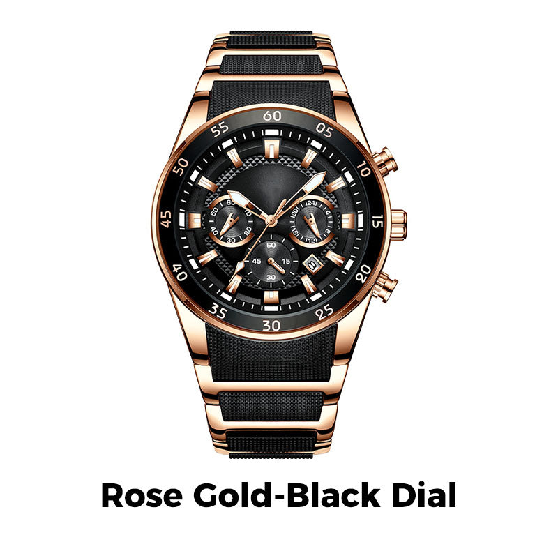 🔥Men's Waterproof Multifunctional Quartz Watch-9