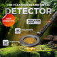 High Sensitive Detection LED Flashing Alarm Metal Detector