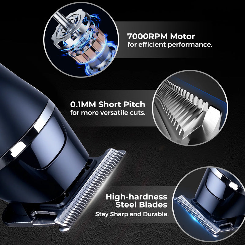 Household Digital Display Professional Electric Hair Clipper Set-3