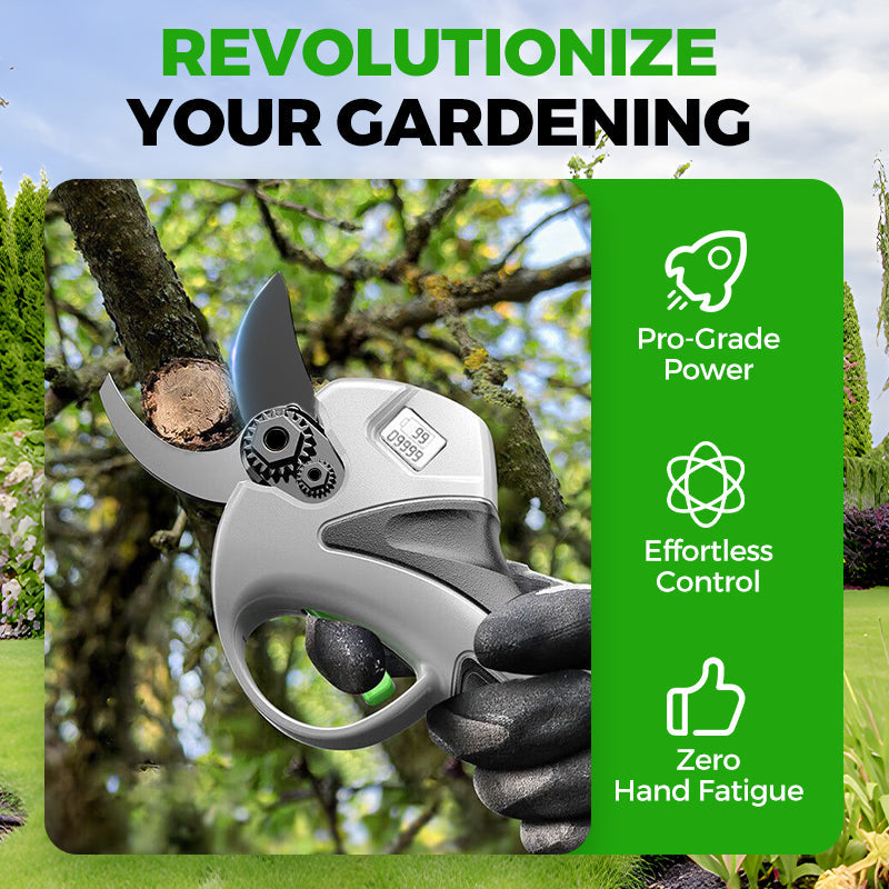 Garden Electric Pruning Shears with Battery ＆ Charger-3