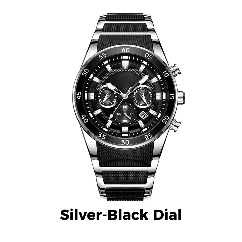 🔥Men's Waterproof Multifunctional Quartz Watch-12