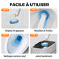 Ensemble de Brosse à Toilettes avec Têtes de Remplacement Jetables-9
