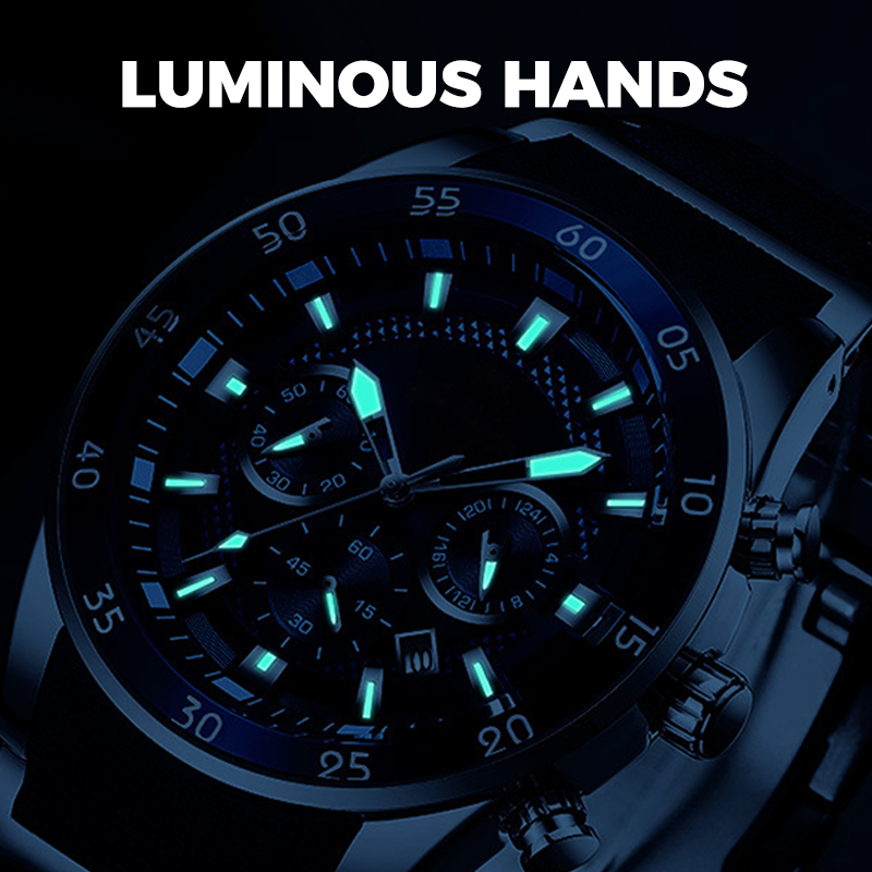 🔥Men's Waterproof Multifunctional Quartz Watch-5