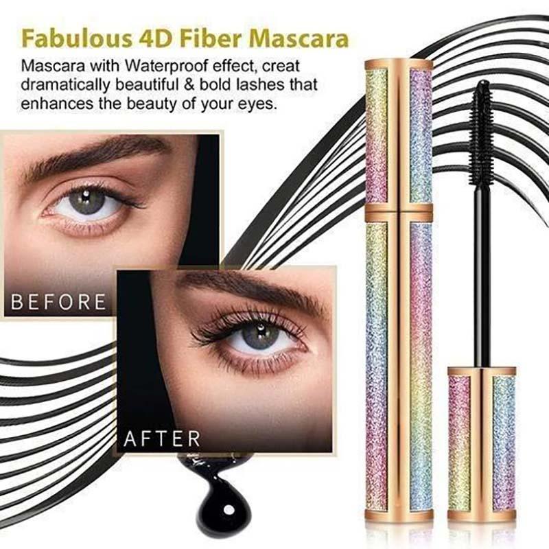4D Vivid Galaxy Mascara Allongeant Épais en Fibre de Soie Imperméable-3