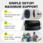 Adjustable Lumbar Support Belt Lower Back Brace-5