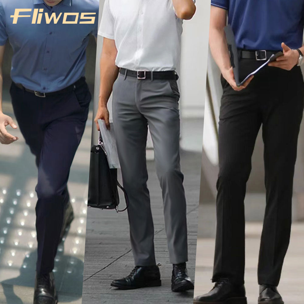 Fliwos Mens Stretch Dress Pants-5