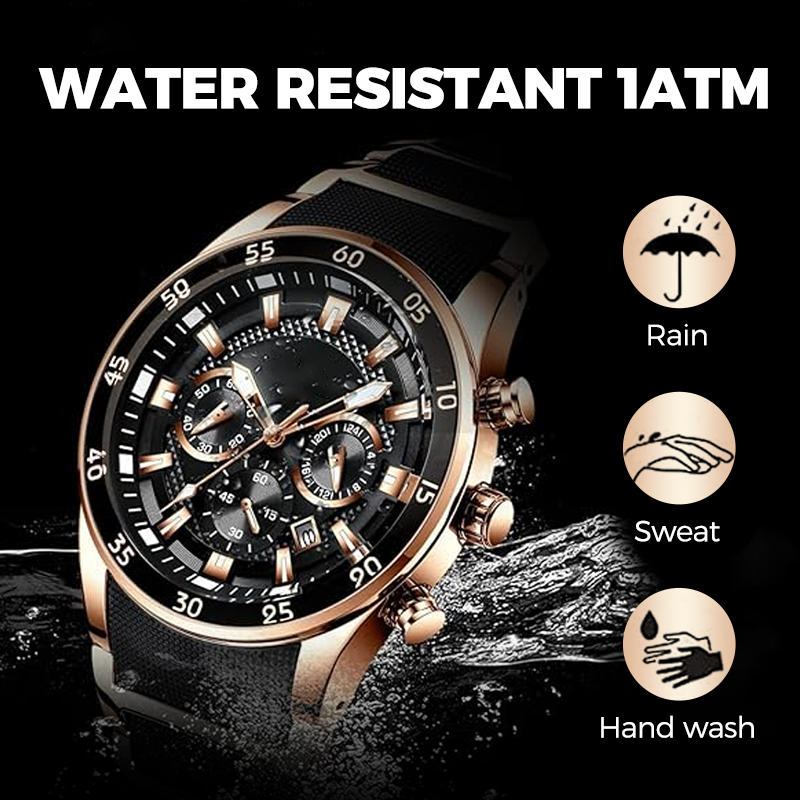 🔥Men's Waterproof Multifunctional Quartz Watch-6