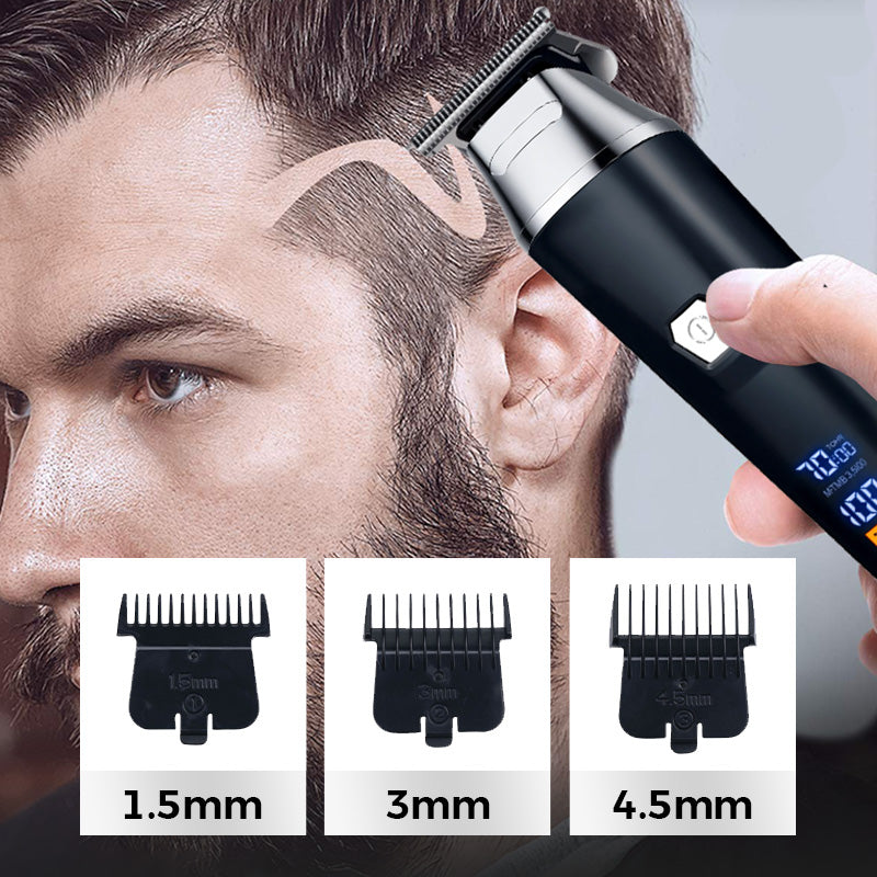 Household Digital Display Professional Electric Hair Clipper Set-7
