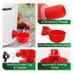 🔥5/16 Inch Thread Automatic Poultry Water Cups-7