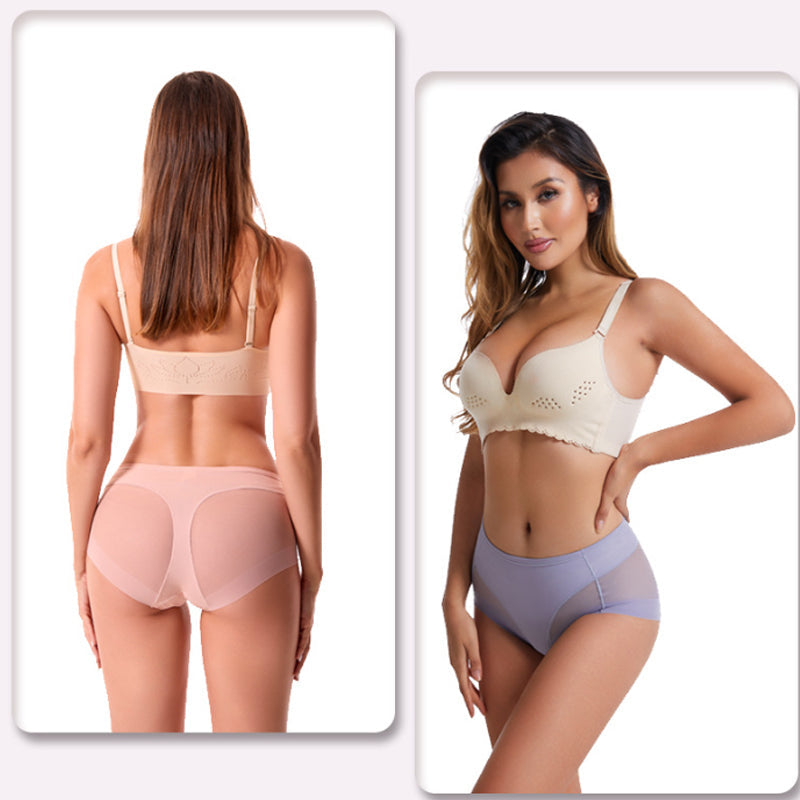🌷Summer Sale🌷High Waist Ice Silk Seamless Shaping Briefs--Last Day 49% OFF-14