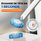 Ensemble de Brosse à Toilettes avec Têtes de Remplacement Jetables-6