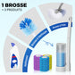 Ensemble de Brosse à Toilettes avec Têtes de Remplacement Jetables-8