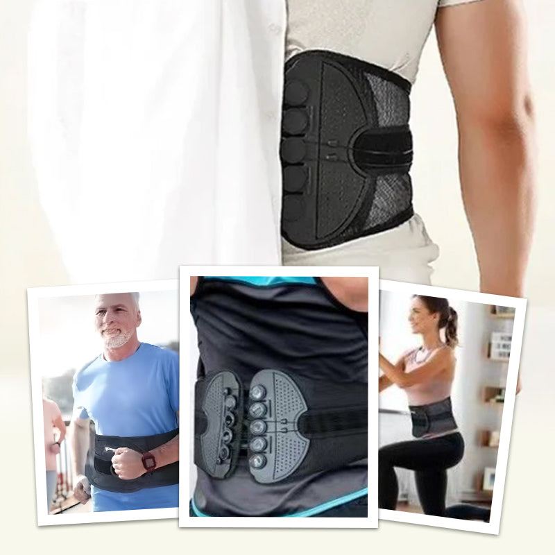 Adjustable Lumbar Support Belt Lower Back Brace-7