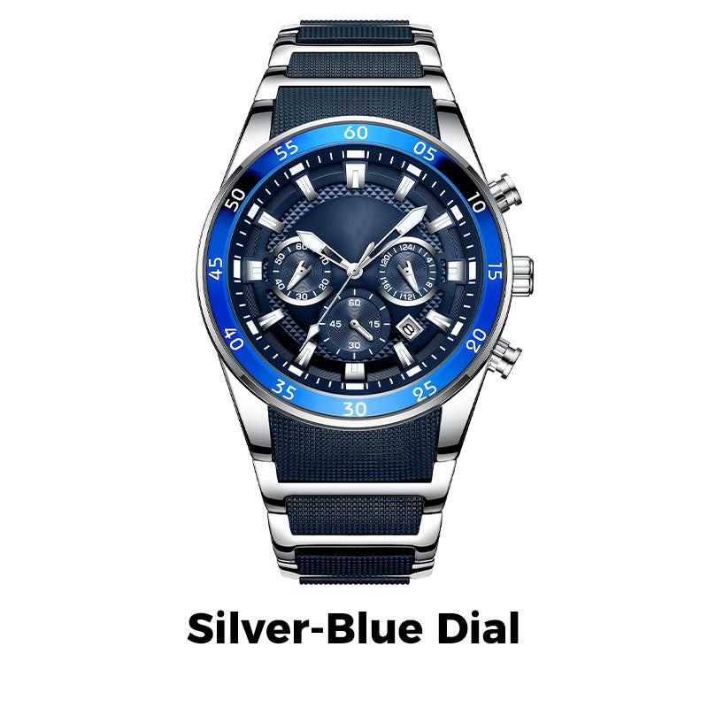 🔥Men's Waterproof Multifunctional Quartz Watch-13