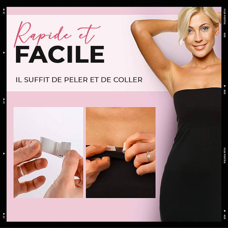 Ruban adhésif invisible pour les sous-gorges-5