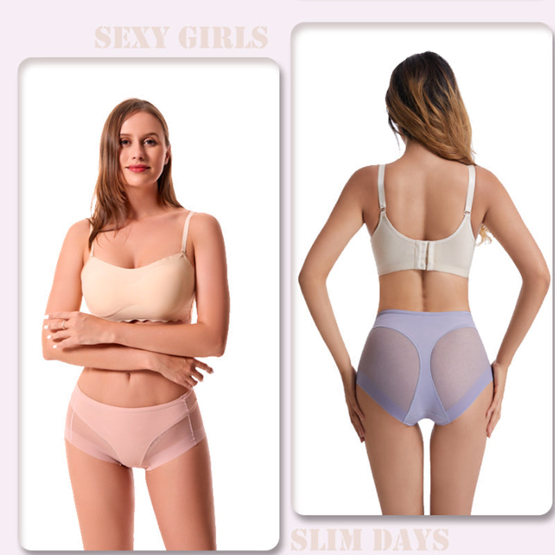 🌷Summer Sale🌷High Waist Ice Silk Seamless Shaping Briefs--Last Day 49% OFF-13