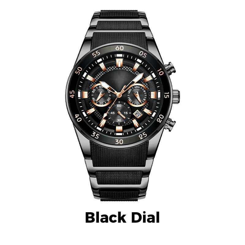 🔥Men's Waterproof Multifunctional Quartz Watch-11