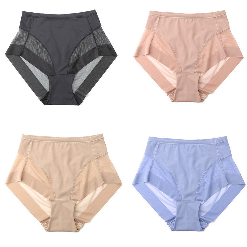 🌷Summer Sale🌷High Waist Ice Silk Seamless Shaping Briefs--Last Day 49% OFF-2