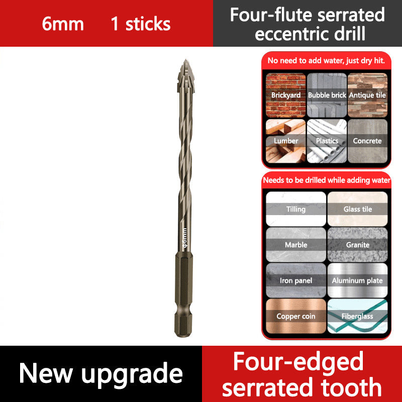 🔥Vente à chaud - 49 % de réduction🔥Kit de Forets Excentriques Dentelés à 4 Cannelures Haute Résistance-22