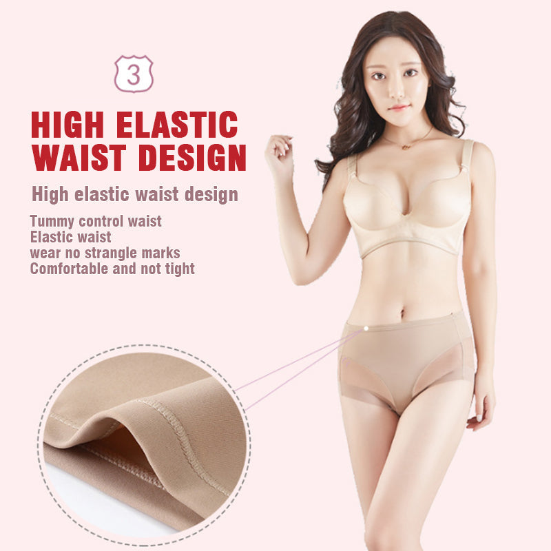 🌷Summer Sale🌷High Waist Ice Silk Seamless Shaping Briefs--Last Day 49% OFF-6