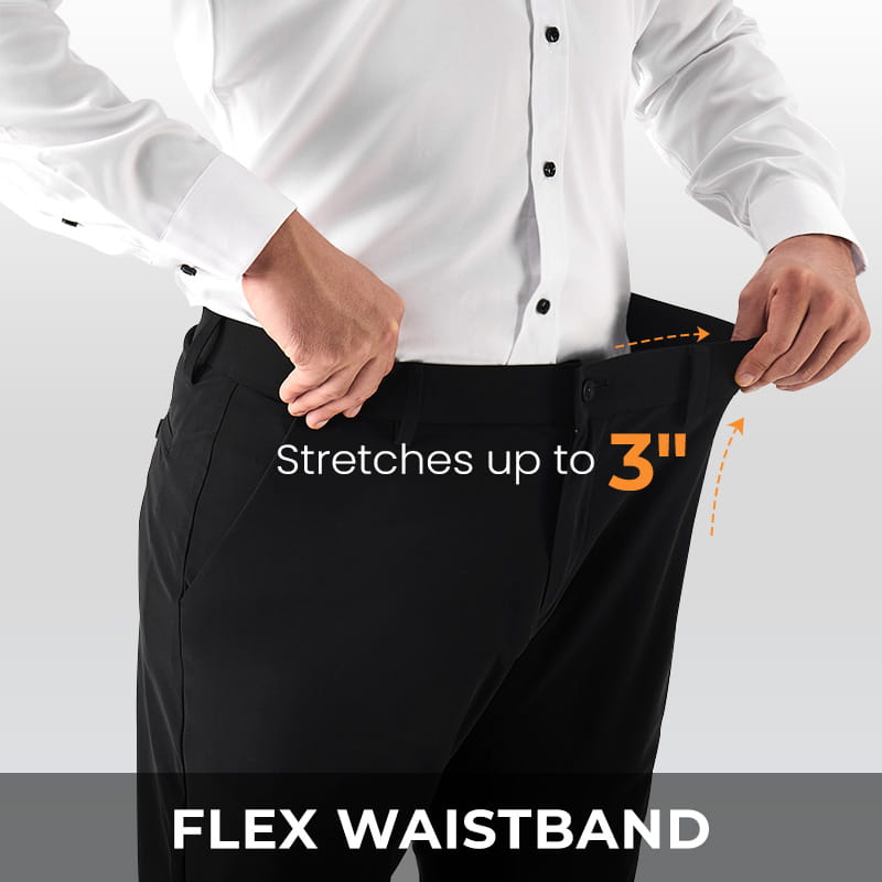 Fliwos Mens Stretch Dress Pants-3