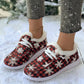 Women's Thick Warm Printed Flat Shoes-2
