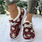Women's Thick Warm Printed Flat Shoes-6