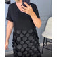 🌷Heißer Verkauf 58% Rabatt🌷Elegantes schwarzes Kleid mit V-Ausschnitt und unregelmäßiger Jacke Zweiteiliges Set-4
