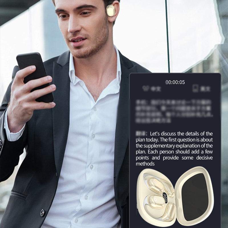 🎧New Year Hot Sale - 50% OFF🔥AI Voice Translation Bluetooth Earbuds-5