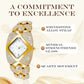 Retro Quartz Watch with Sparkling Rhinestones-6