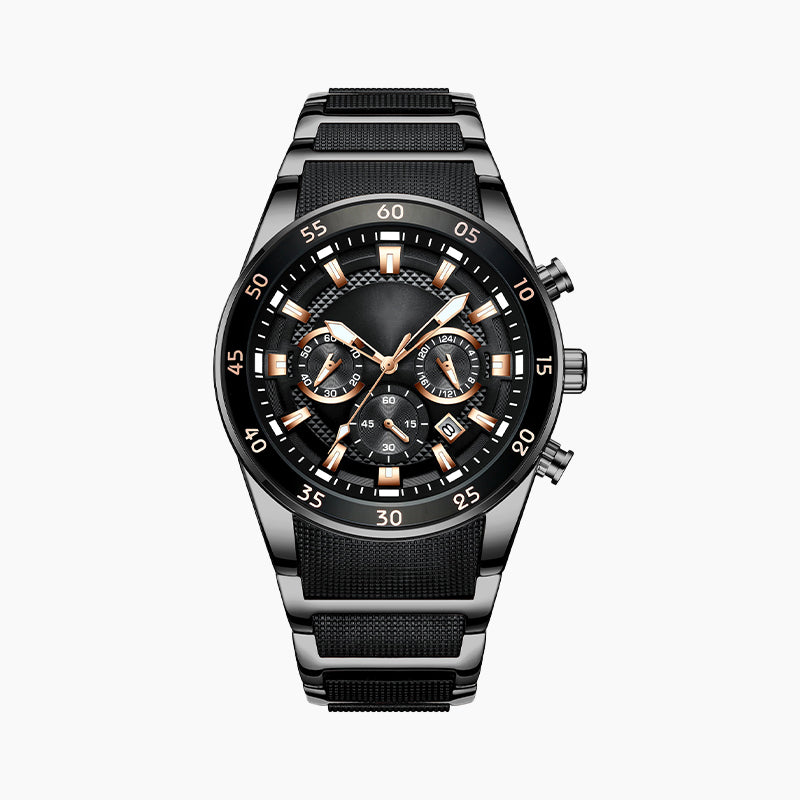 🔥Men's Waterproof Multifunctional Quartz Watch-1